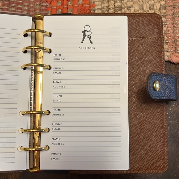 Mint Condition Louis Vuitton Medium Planner ~Loaded With Extras!~ - Picture 11 of 17